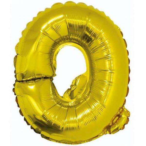GODAN-BALON FOLIOWY "LITERA Q" ZŁOTY 35CM. A'1