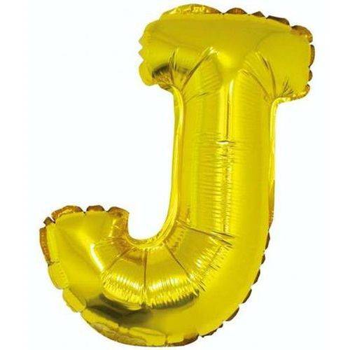 GODAN-BALON FOLIOWY "LITERA J" ZŁOTA 35CM. A'1