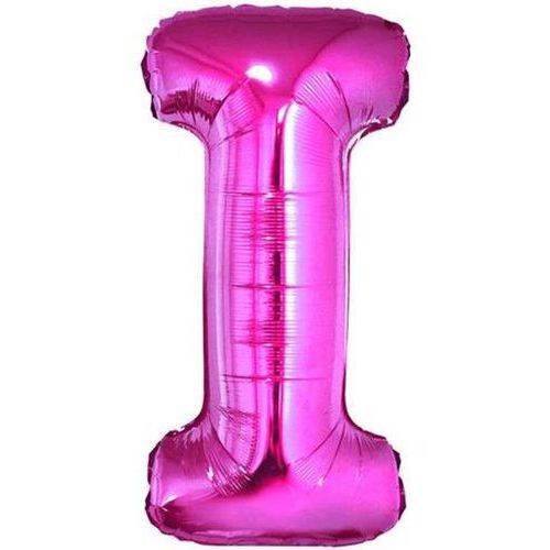GODAN-BALON FOLIOWY "LITERA I" RÓŻOWA 35CM.A'1