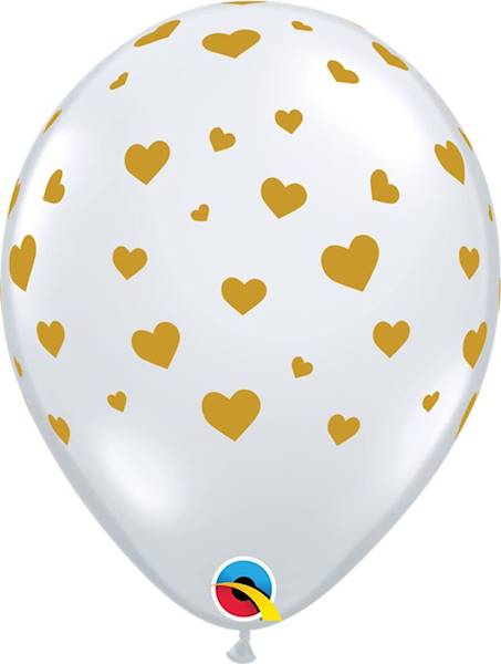 GODAN-BALON 11" Z NADR. ZŁOTE SERCA A'25