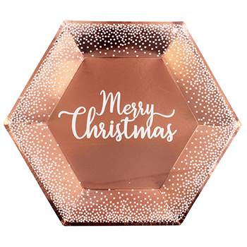 GODAN-TALERZYKI PAP. MARRY CHRISTMAS 27 CM A'8