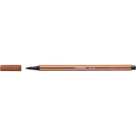 HEL-FLAMASTER PEN 68/38 STABILO BRĄZOWY