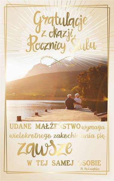 KARNET AB ROCZNICA ŚLUBU AB CARD A'1