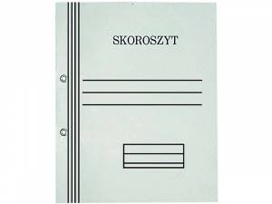 HEL-SKOROSZYT A4 OCZKOWY KARTONOWY BIAŁY 250G A'1