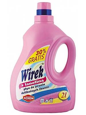 WIREK PŁYN DO PRANIA Z LANOLINĄ 1L