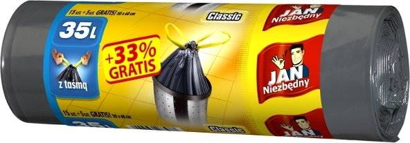 JAN NIEZBĘDNY WORKI HD CLASSIC 35L TAŚMA 18SZT