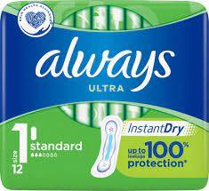 P&G-ALWAYS ULTRA STANDARD 12SZT PODPASKI B/S