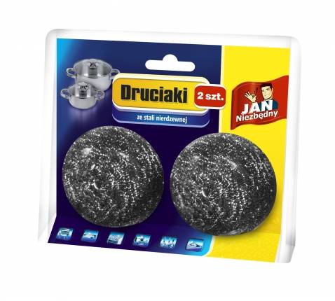 JAN NIEZBĘDNY DRUCIAK ZE STALI NIERDZ. 2SZT