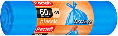 PACLAN-WORKI NA ŚMIECI CLASSIC Z USZAMI 60L  A'16