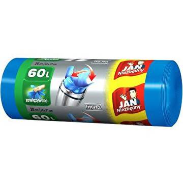 JAN NIEZBĘDNY WORKI EASY-PACK 60L - 20 SZT.