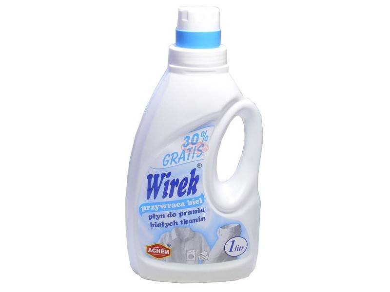 WIREK PŁYN DO PRANIA BIAŁYCH TKANIN 1L
