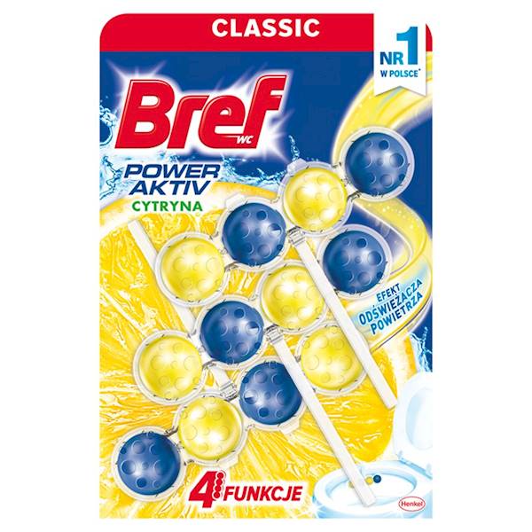 HENKEL-BREF POWER AKTIV 3x50G  LEMON