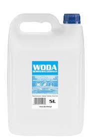WODA DEMINERALIZOWANA 5L