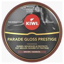 KIWI 40ML BRĄZOWA PASTA DO OBUWIA W PUSZCE