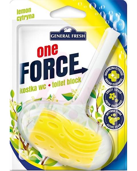 POLH-KOSTKA WC ONE-FORCE CYTRYNA 40G