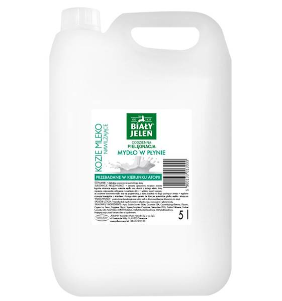POLLEN-BIAŁY JELEŃ 5L MYDŁO KOZIE MLEKO