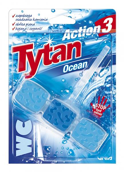 UNIA - TYTAN KOSTKA WC ACTION3 45G OCEAN