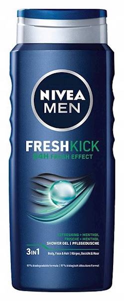 NIVEA SHOWER GEL 500ML MEN FRESH KICK