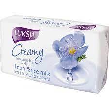 LUKSJA 90G MYDŁO CREAMY LEN&ML.RYŻOWE
