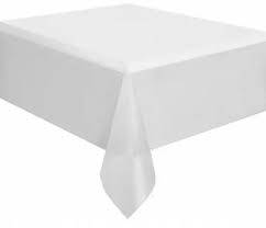 OBRUS PLASTIKOWY 247X137CM BIAŁY