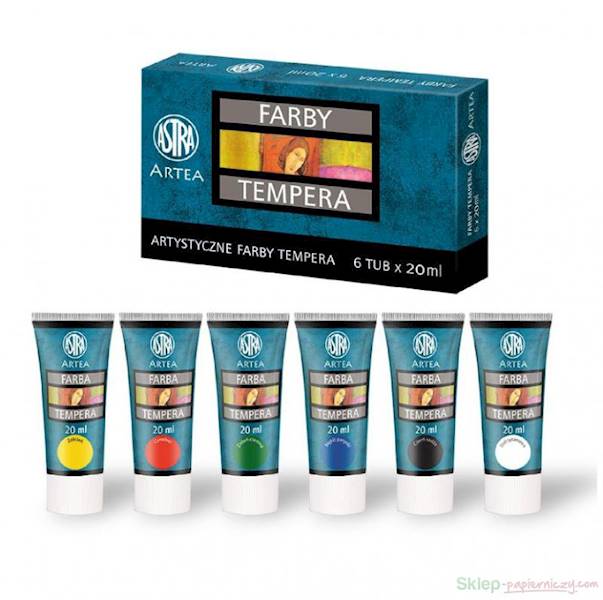 HEL-FARBY TEMPERA 6 KOL. 20ml TUBA 