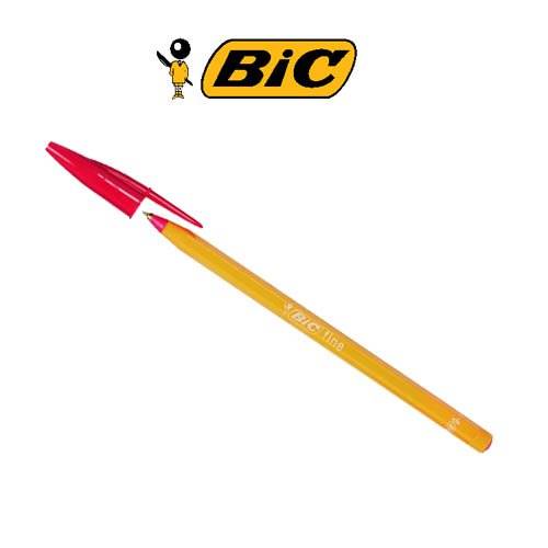 HEL-DŁUGOPIS BIC ORANGE CZERWONY A'1