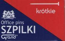 HEL-SZPILKI BIUROWE KRÓTKIE 50G.15MM. PUDEŁKO