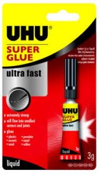 HEL-KLEJ UHU SUPER GLUE 3G A'1