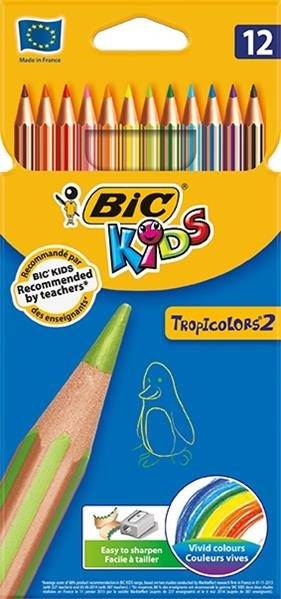 HEL-KREDKI TROPICOLOR BIC KIDS A'12 PUDEŁKO