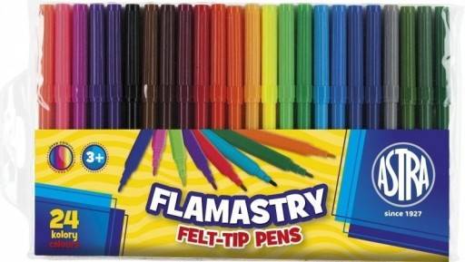 HEL-FLAMASTRY 24 KOLORY ASTRA STANDARD