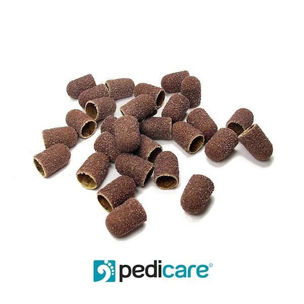 Kapturek ścierny 7mm ziarno (80) brązowy 10szt