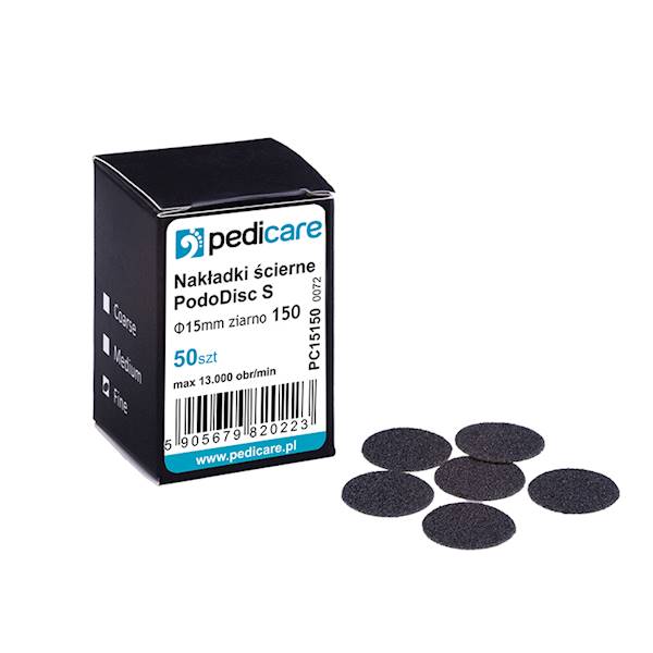 Nakładki ścierne na nośnik PodoDisc S (150) 50szt