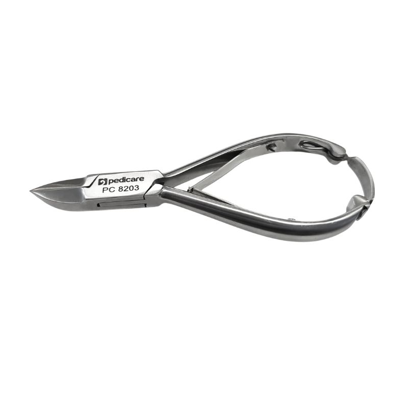 Cęgi do paznokci boczne z podwójną sprężyną i zapięciem