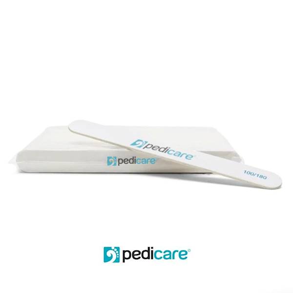 Pilnik Pedicare biały prosty SLIM 100/180 - 50szt