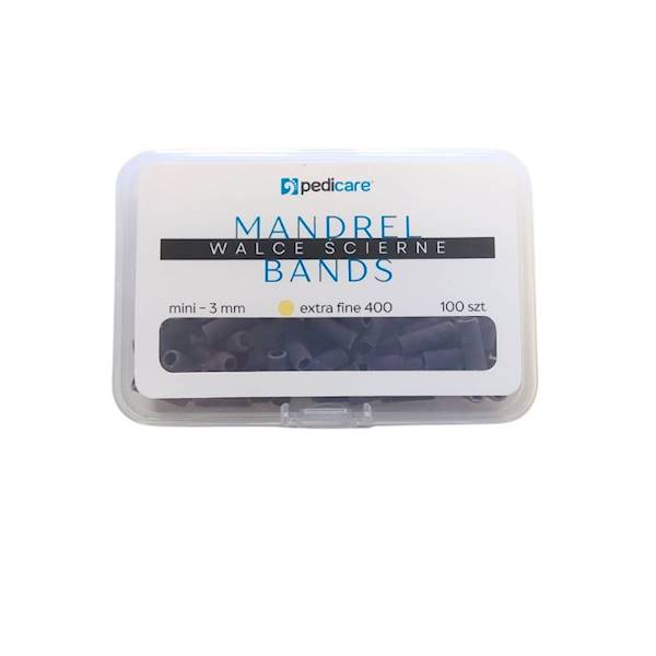 Walce ścierne mini (3mm) gradacja 400 liliowe 100szt