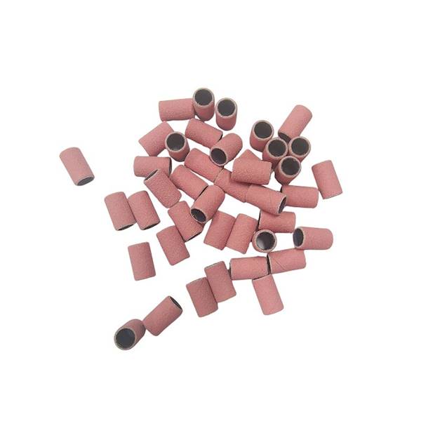 Walce ścierne (6,3mm) gradacja 150 różowe 100szt