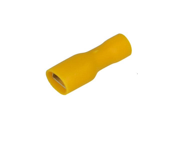 KONEKTOR 6.3 C.IZOL ŻEŃSKI ŻÓŁTY
