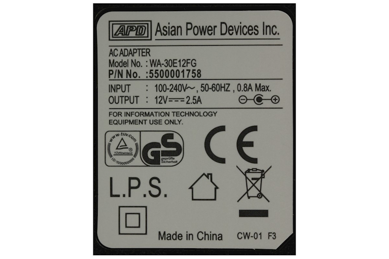 ZASILACZ IMP.12V/2,5A;  2,1/5,5;ZSI12V2,5A
