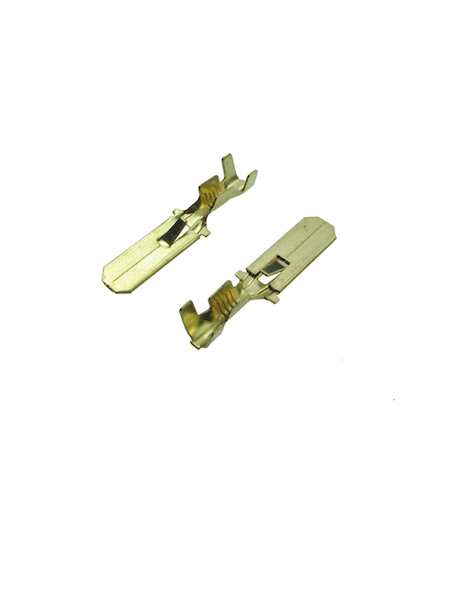 KONEKTOR 6,3X0,8mm; MĘSKI;METAL;ZACZEP