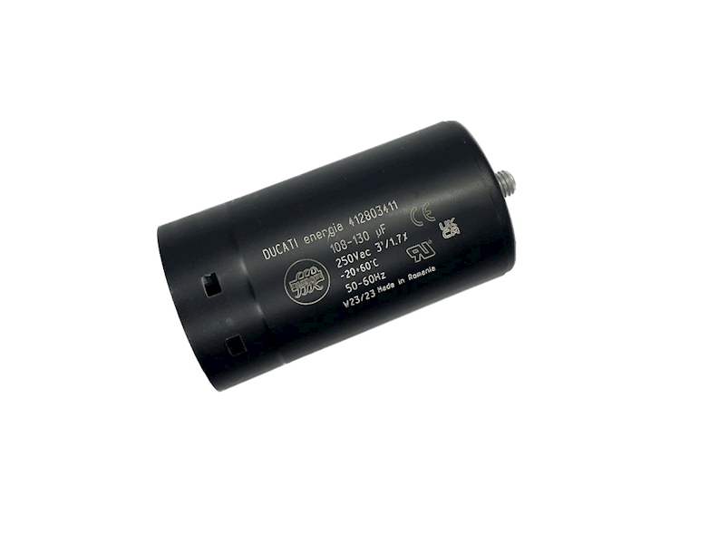 KONDENSATOR ROZRUCHOWY 120uF/250VAC;KONEKT;DUCATI