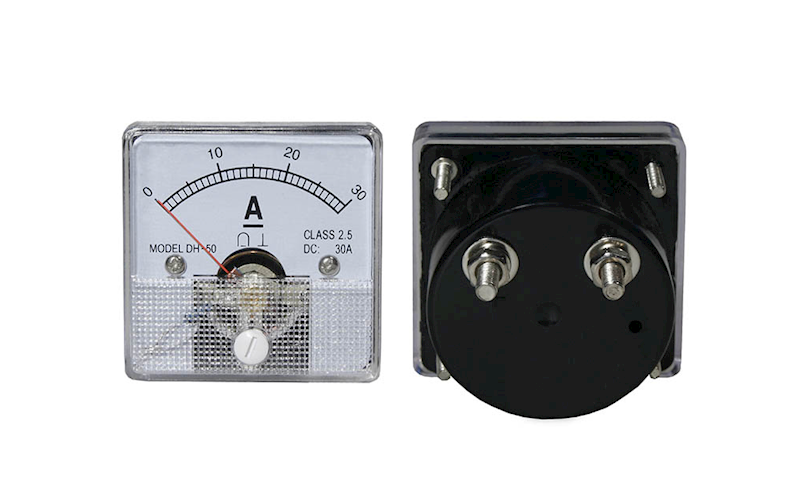 WSKAŹNIK AMPEROMIERZ ANALOG 30A+BOCZNIK