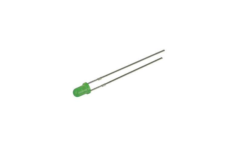 DIODA LED 3mm ZIELONA MATOWA 3AG4HD01 KENTO RoHS