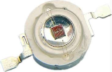 DIODA LED 1W CZERWONA;2,1-2,3V;45lm;350mA;625nm