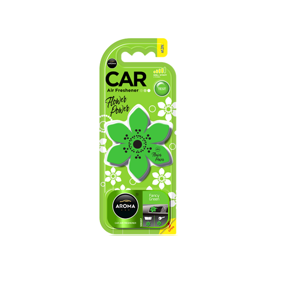 MTM AROMA CAR FLOWER POWER FANCY GREEN