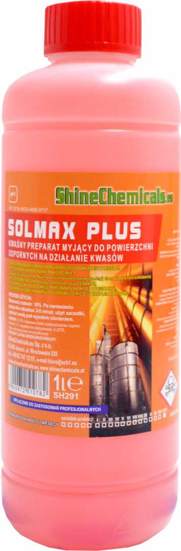 SHINE SOLMAX PLUS 1L do mycia aluminium,osadów wapiennych kwas