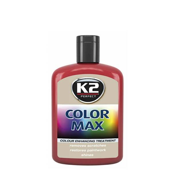 K2 COLOR MAX WOSK CZERWONY 200ML
