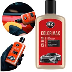 K2 COLOR MAX CZERWONY 200ML WISK KOLORYZYJĄCY