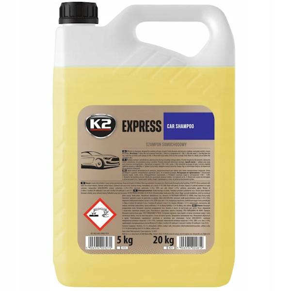 K2 EXPRESS PLUS 5L SZAMPON Z WOSKIEM K145