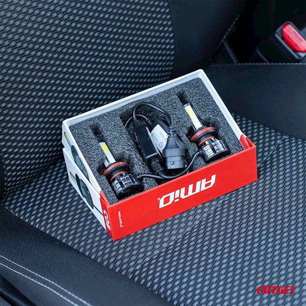 ŻARÓWKI AMIO COB SERIA H7 LED