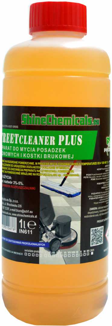 SHINE STREETCLEANER PLUS 1L DO MYCIA POSADZEK